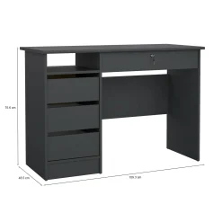 Scrivania Franklin, 49x109 h76 cm,<Dmora Hot