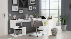 Scrivania Giunone, cm 160x60h78,<Dmora Shop