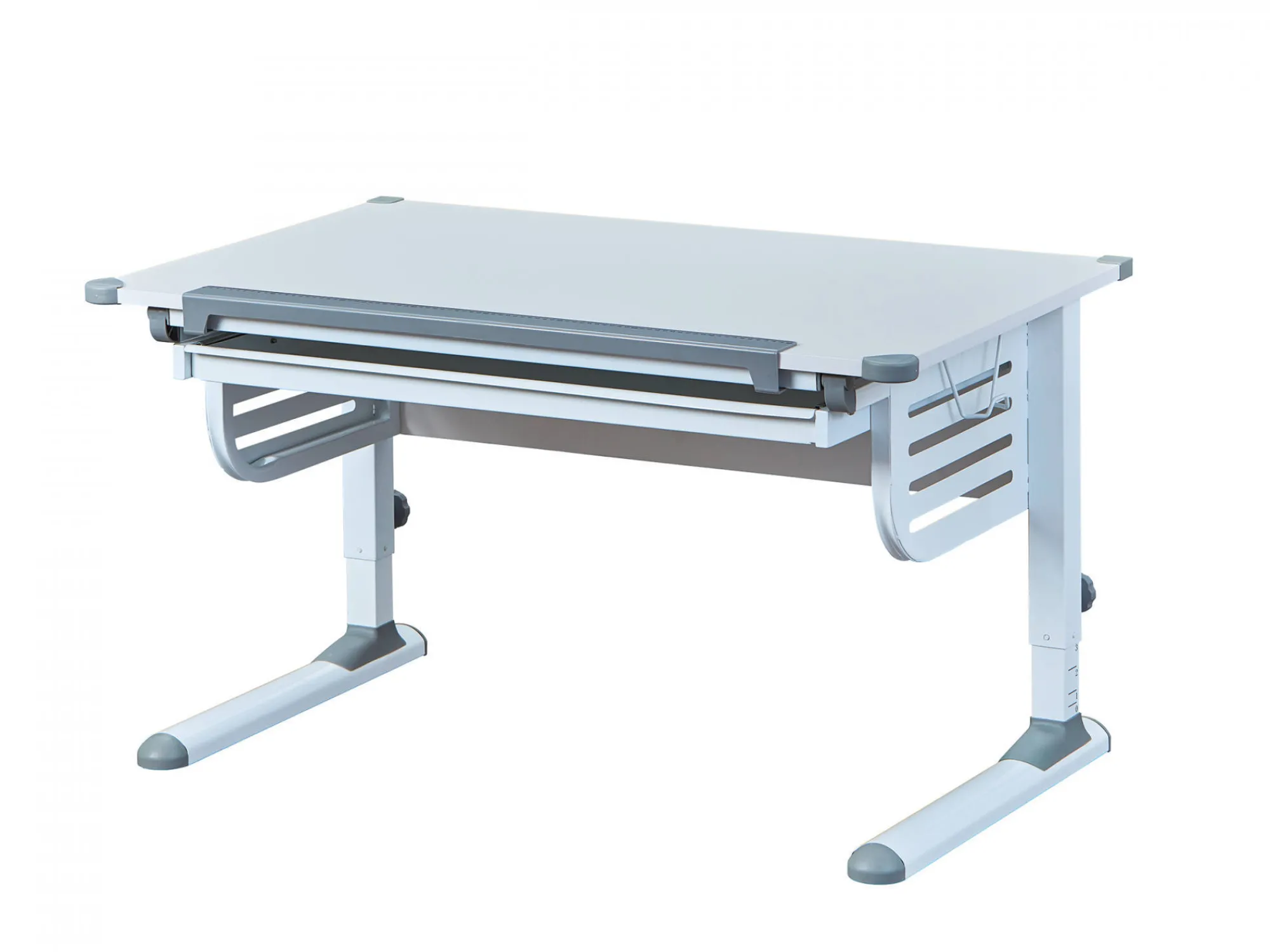 Scrivania Heide, Scrittoio multiuso, Tavolo per ufficio porta PC, Piano di lavoro, 110x55 h68 cm,<Dmora Sale
