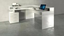 Scrivania Leonilda, 180x90h160 cm,<Dmora Online