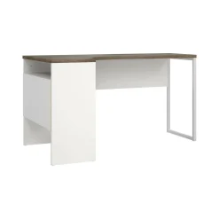 Scrivania Moire, 145x81 h77 cm, Bianco<Dmora Shop