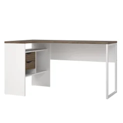 Scrivania Moire, 145x81 h77 cm, Bianco<Dmora Shop