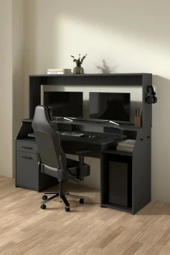 Scrivania Napoleon, 62x171 h150 cm,<Dmora Store