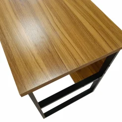 Scrivania Nausicaa, 55x139h74 cm, Nero e Rovere<Dmora Cheap
