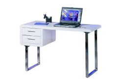 Scrivania Neustadt, Scrittoio multiuso, Tavolo per ufficio porta PC, Piano di lavoro, 120x55 h76 cm,<Dmora Outlet