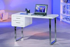 Scrivania Neustadt, Scrittoio multiuso, Tavolo per ufficio porta PC, Piano di lavoro, 120x55 h76 cm,<Dmora Outlet