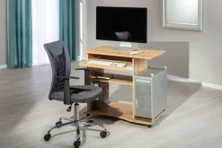 Scrivania Nordenham, Scrittoio multiuso, Tavolo per ufficio porta PC, Piano di lavoro, 80x50 h75 cm,<Dmora Best Sale