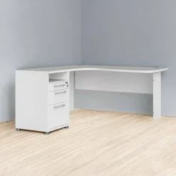 Scrivania Roslyn, 150x159 h75 cm,<Dmora Shop