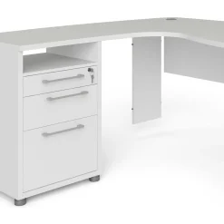 Scrivania Roslyn, 150x159 h75 cm,<Dmora Shop