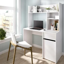 Scrivania Zefiro, 110x50 h152 cm,<Dmora Shop