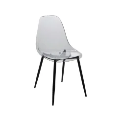 Sedia Amstrong, 53x46h81 cm, Fumé<Dmora Shop