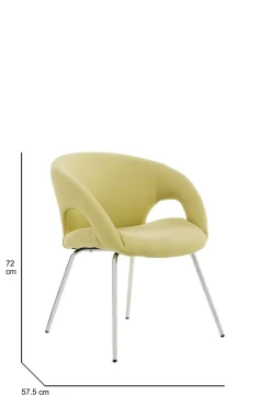 Sedia Arturo, 58x59h72 cm,<Dmora Best