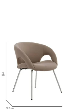 Sedia Arturo, 58x59h72 cm,<Dmora Best Sale
