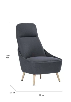 Sedia Azzio, 77x65h100 cm,<Dmora New