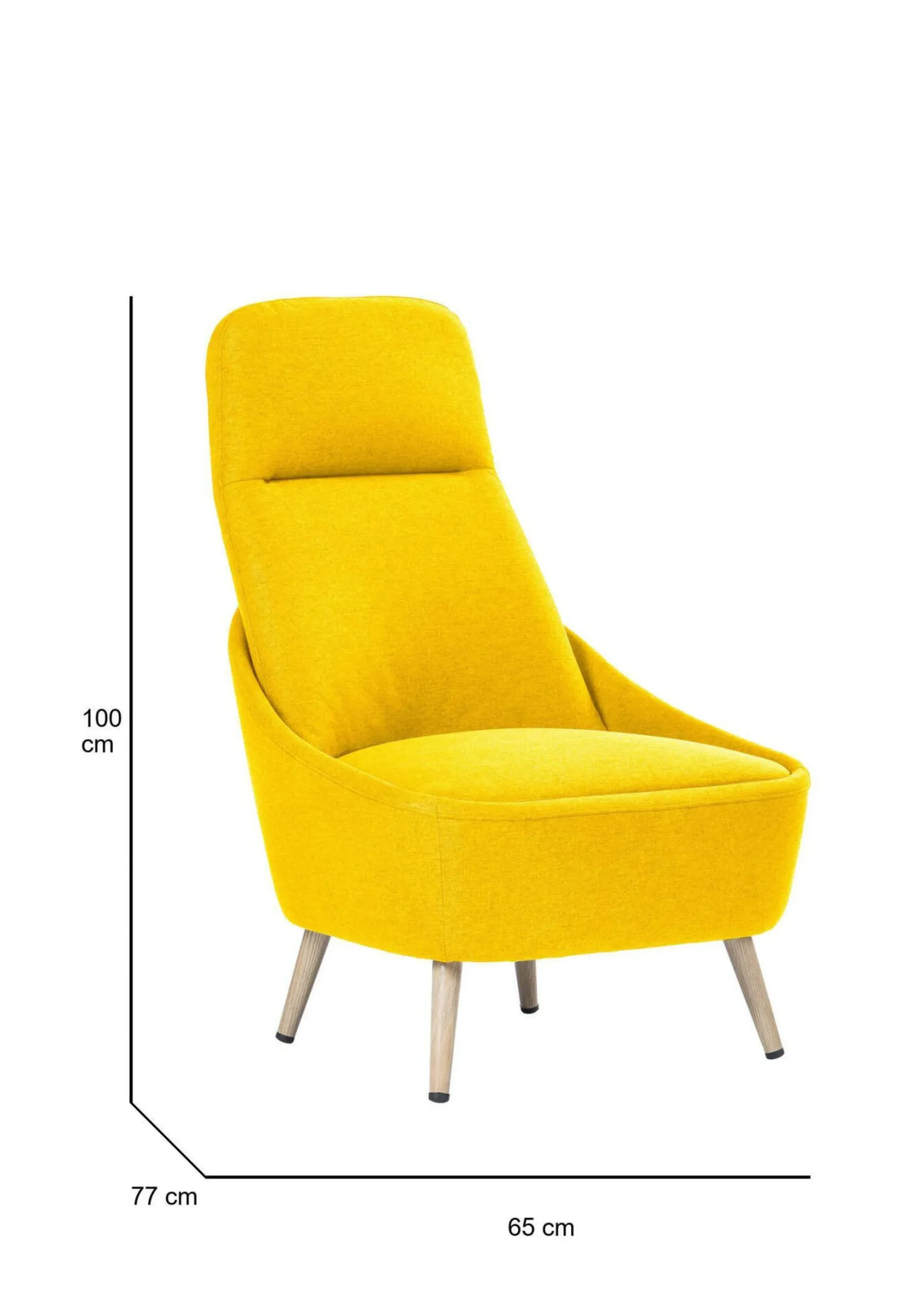 Sedia Azzio, 77x65h100 cm,<Dmora New