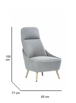Sedia Azzio, 77x65h100 cm,<Dmora Online