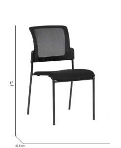 Sedia Baceno, 58x47h87 cm,<Dmora Outlet