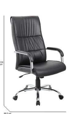 Sedia con ruote Akahito, 69x60h120/130 cm,<Dmora Cheap