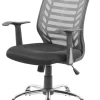 Sedia con ruote Camaleonte, 59x60h93/103 cm, Grigio e Nero<Dmora Flash Sale