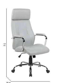 Sedia con ruote Dariatt, 66x62h121/131 cm,<Dmora Best