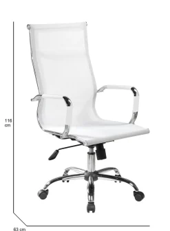 Sedia con ruote Dfrosi, , 63x54h106/116 cm<Dmora Clearance
