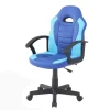 Sedia con ruote Miranda, 56x55h89/100 cm, Blu e Azzurro<Dmora Sale