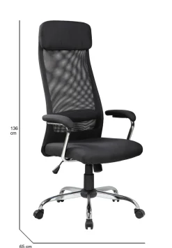 Sedia con ruote Umeno, 65x65h126/136 cm,<Dmora Sale