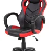Sedia con ruote Urbana, 66x61h104/114 cm, Nero e Rosso<Dmora Discount