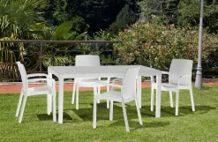 Sedia da esterno Anacleto, 54x60h82 cm,<Dmora Discount