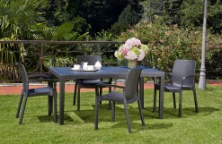 Sedia da esterno Anacleto, 54x60h82 cm,<Dmora Store