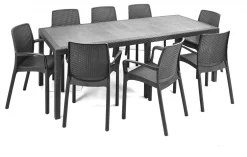Sedia da esterno Anacleto, 54x60h82 cm,<Dmora Store