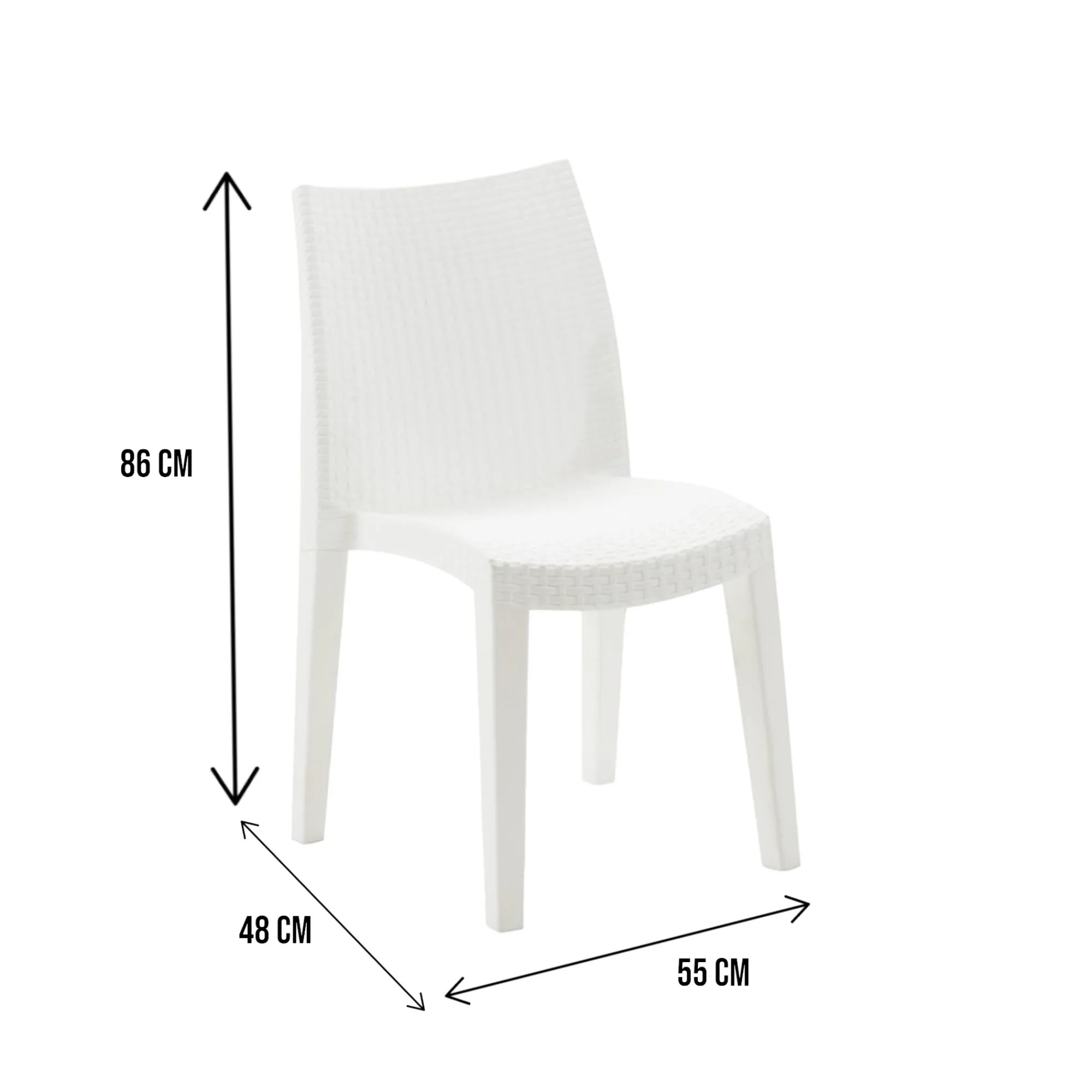 Sedia da esterno Ant, 48x55h86 cm,<Dmora Flash Sale