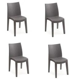 Sedia da esterno Ares, 55x48h86 cm,<Dmora Outlet