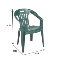 Sedia da esterno Damorus, 56x55h78 cm,<Dmora Discount