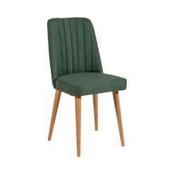 Sedia da esterno Dguglielmott, 47x46 h89 cm, Quercia e Verde<Dmora Online