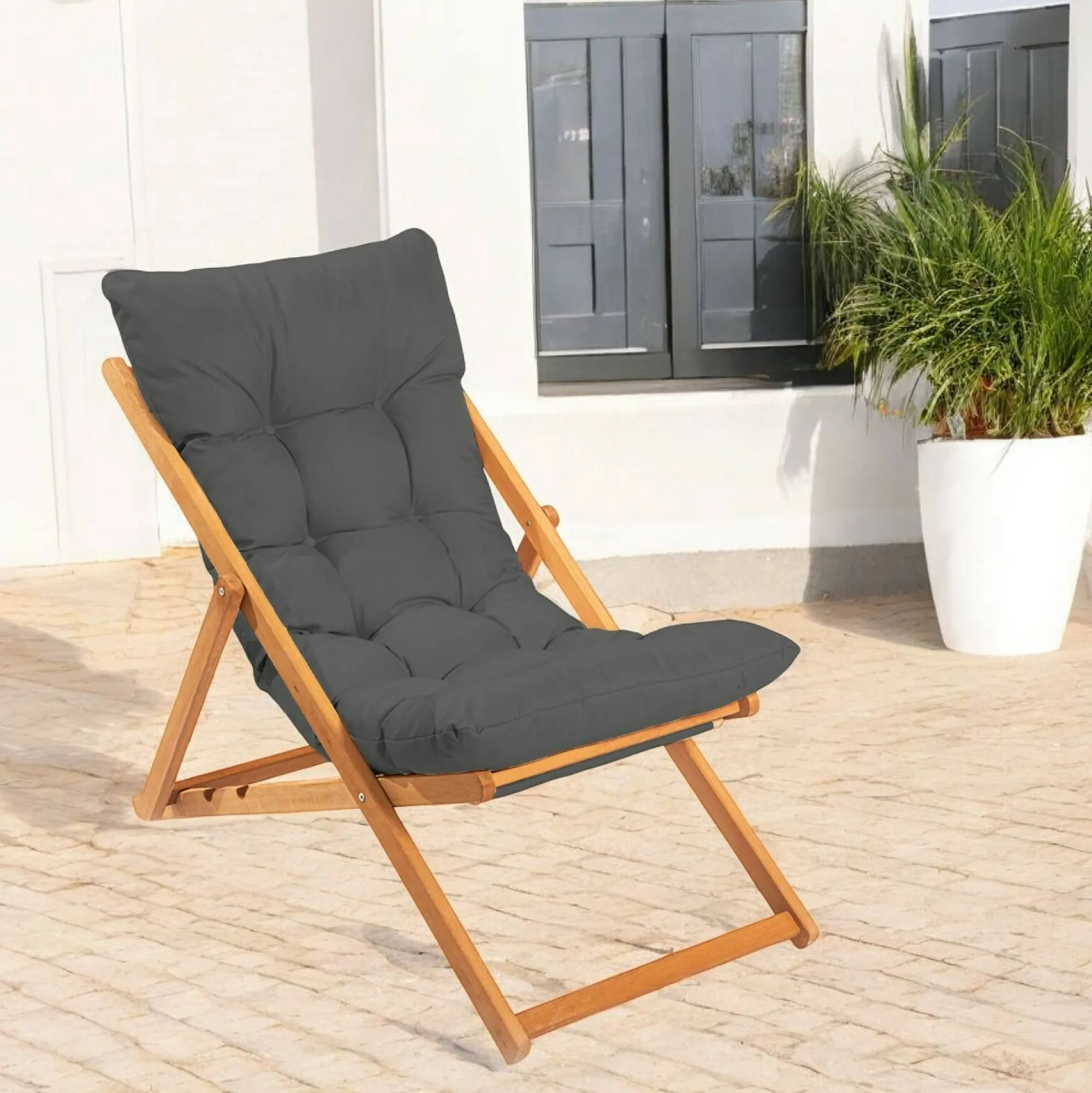 Sedia da esterno Dphilchukwuan, 59x44 h90 cm,<Dmora Outlet