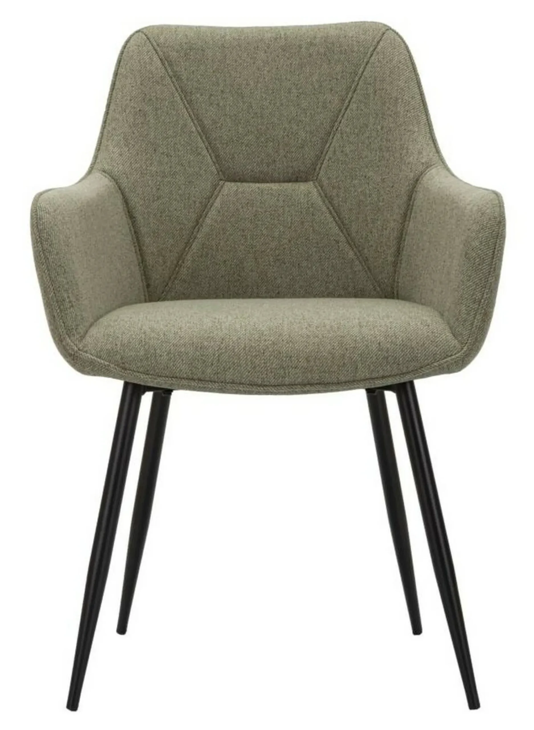 Sedia Editor, 58x63 h86 cm, Nero e Verde<Dmora Online