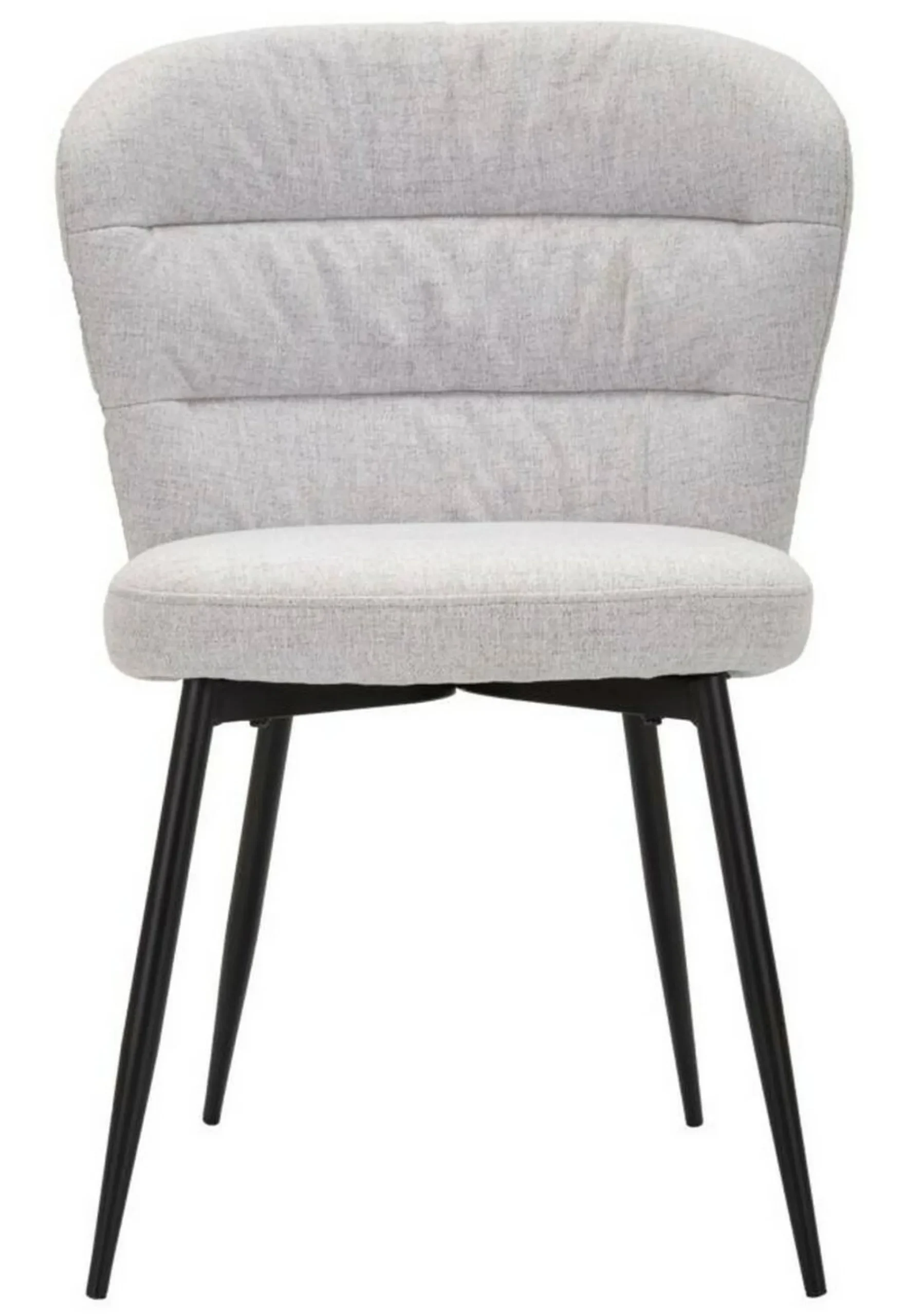 Sedia Leo, 58x61 h85 cm, Nero e Grigio<Dmora Cheap