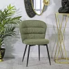 Sedia Leo, 58x61 h85 cm, Nero e Verde<Dmora Sale