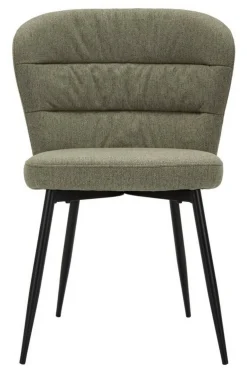 Sedia Leo, 58x61 h85 cm, Nero e Verde<Dmora Sale