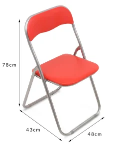 Sedia pieghevole Dgraf, 43x48h80 cm,<Dmora Discount