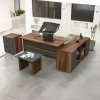 Set da ufficio Dgiovannin, Noce e Antracite<Dmora Best