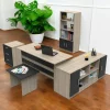 Set da ufficio Drasmusse, Quercia e Nero<Dmora Clearance