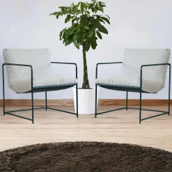 Set di 2 poltrone Appare, 61x67h75 cm,<Dmora Fashion