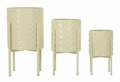 Set di 3 portavasi Cisterna, 36x36 h57 cm,<Dmora Best