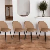 Set di 4 sedie Achito, 51x54h82 cm,<Dmora Best Sale