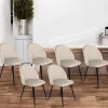 Set di 6 sedie Achito, 51x54h82 cm,<Dmora Shop