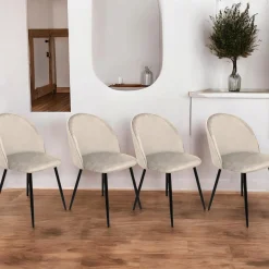 Set di 4 sedie Achito, 51x54h82 cm,<Dmora Cheap