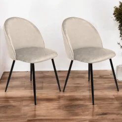 Set di 2 sedie Achito, 51x54h82 cm,<Dmora Cheap