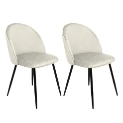 Set di 2 sedie Achito, 51x54h82 cm,<Dmora Store